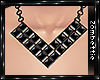 Z| Black Stud Necklace