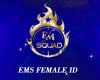 EMS Member ID Blue F