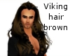 Viking hair brown