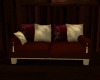 burgundy couch
