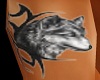 Tribal Wolf Tattoo 