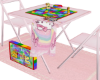 Kids Pink Game Table