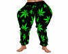 Black Weed Joggers Pants
