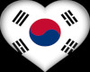 Korean Heart Flag