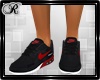 Black/Red Sneakers