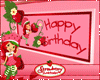 Strwbry Shcake BdayFrame