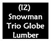 Snowman Trio Globe Lumb
