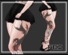 [F] TattooKoi SkirtBlack