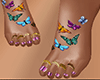 Butterfly tipytoe feet