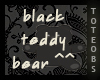 Black Teddy Bear