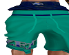ZEN Teal Swim Trunks