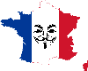 Sticker France Anonimous