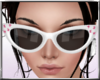 [E]Maya White Sunglasses