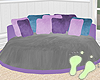 Kids Purple  Scaled Bed