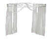 Silver / White Drapes