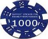1000 Support Sticker