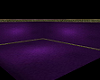 Purple and gold room
