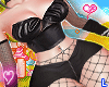 L|fishnets & leather♥