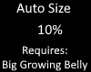 Auto Growing Belly 10%