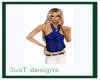JT Halter Dk Blue