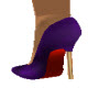 purple and gold pump