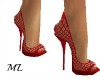 *ML*Red Glitter Shoes
