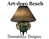 art-deco beach lamp