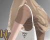 <Hv>White Shoulder Bag
