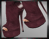 E* Burgundy Boots