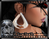 (D)Pearl Hoop earrings v