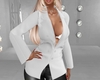 Busty White Blazer