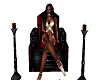 Dark Red Gothic throne