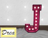 -J- Letter (Pink/B)