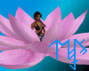 )L( Pink Lotus flower