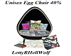 unisex egg chair 40%