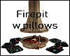 Firepit w/ pillows