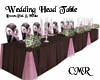 CMR/Wedding Head Table