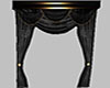 Black/Gold Small Curtain
