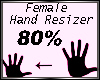 Hand Resizer 80% F