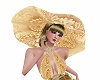 BC BELLE HAT GOLD DAISY
