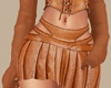 Leather Brown Skirt RLL