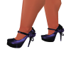 Purple Chain Heels