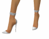 white diamond heels