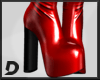 [D] Latex Boots Red
