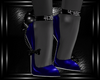 b blue dead heels 