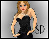 SP Satin Ball Gown Black