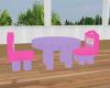 Girls Toy Table Set