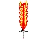 Flaming red Sword