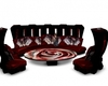 Blood Rose Sofa n Table