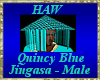 Quincy Blue Jingasa - M